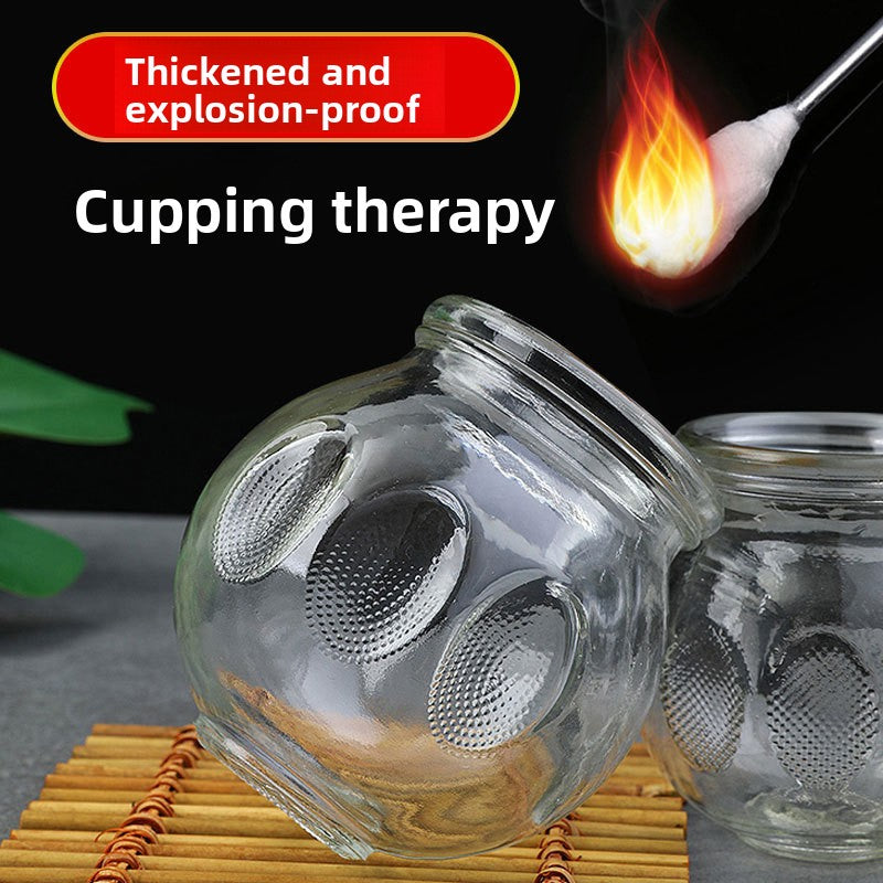 Thickened Glass Cupping Jar Set