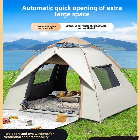 Portable Quick Open Outdoor Camping Tent Camping Shelter & Sleep product image 1