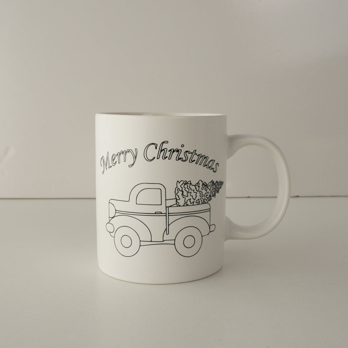 DIY Coloring Ceramic Mug with Cartoon Designs