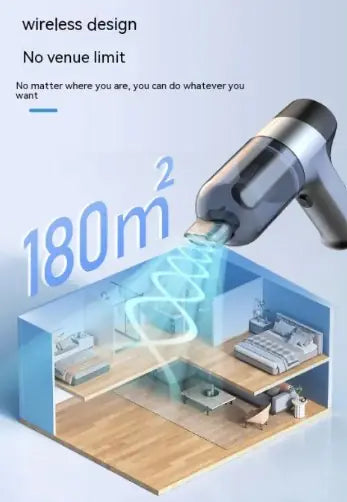 Car vacuum with attachments