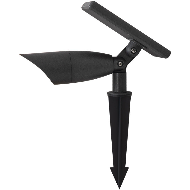 Solar powered outdoor garden spotlight with waterproof design