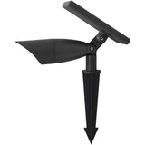 Solar powered outdoor garden spotlight with waterproof design