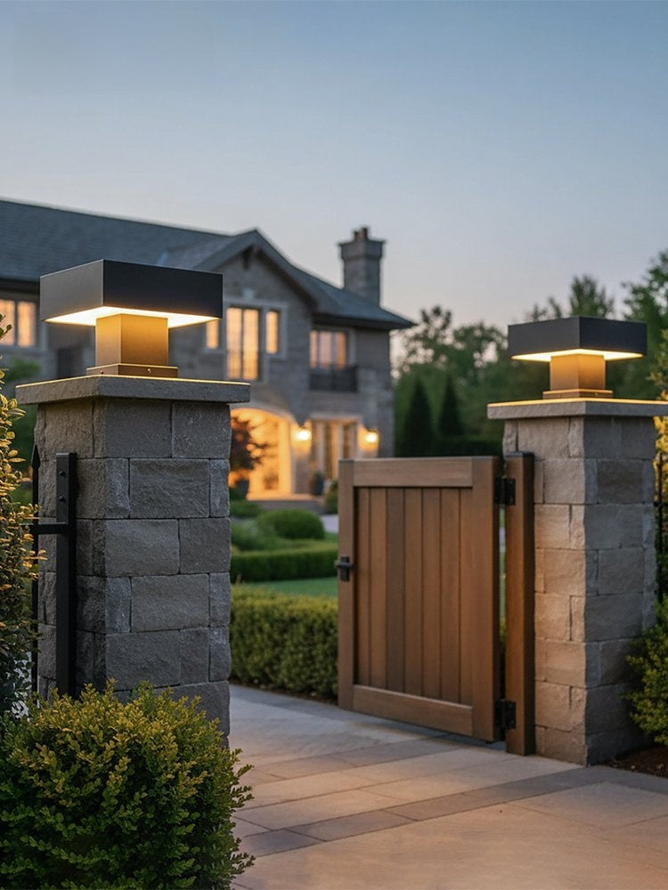Solar Powered Outdoor Post Light