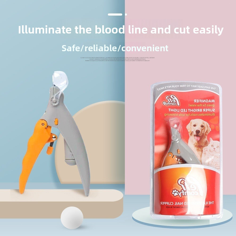 LED Pet Nail Clippers for Cats and Dogs