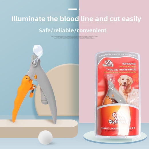 LED Pet Nail Clippers for Cats and Dogs