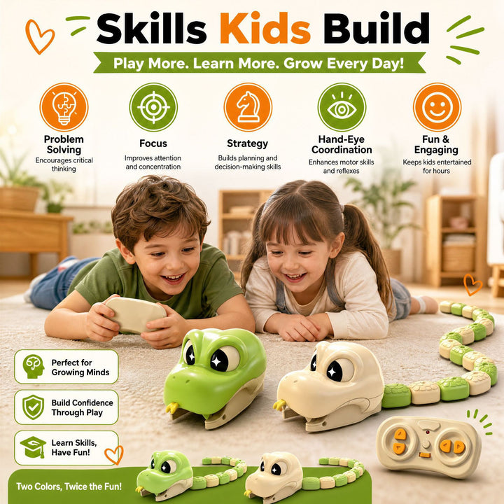 Remote Control Magnetic Snake Toy