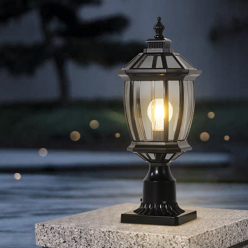 Solar-powered wall light