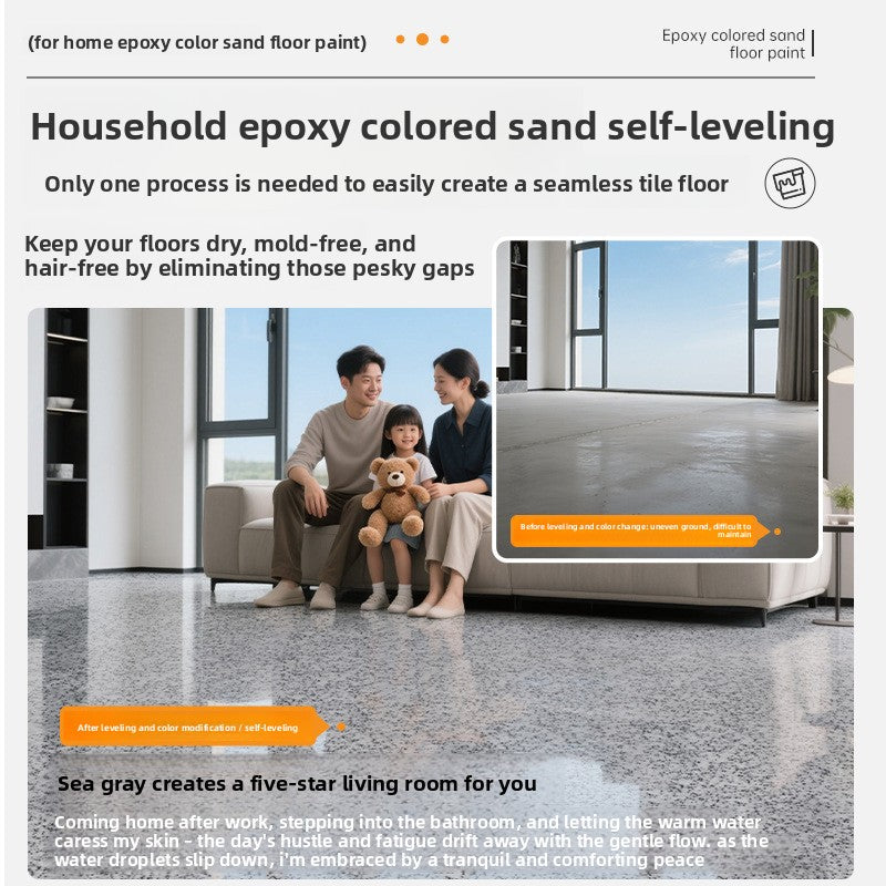 Self-Leveling Epoxy Floor Paint for Cement Surfaces