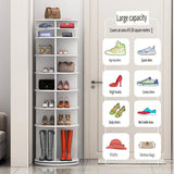 8 Tier Rotating Shoe Rack Tower Organizer