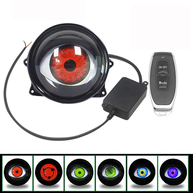 Dynamic devil eye LED decorative car lens light, photo 5