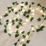 Solar Copper Wire Vine String Lights