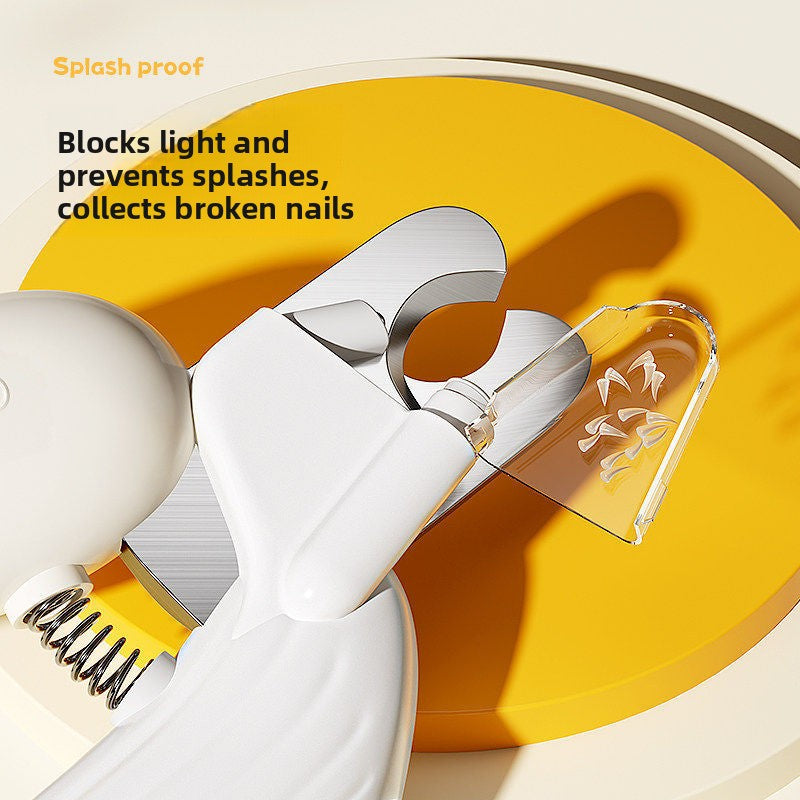 LED Light Pet Nail Clippers Ergonomic Safety Trimmer