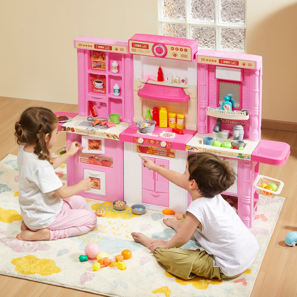 VEVOR Kids Kitchen Playset with Accessories