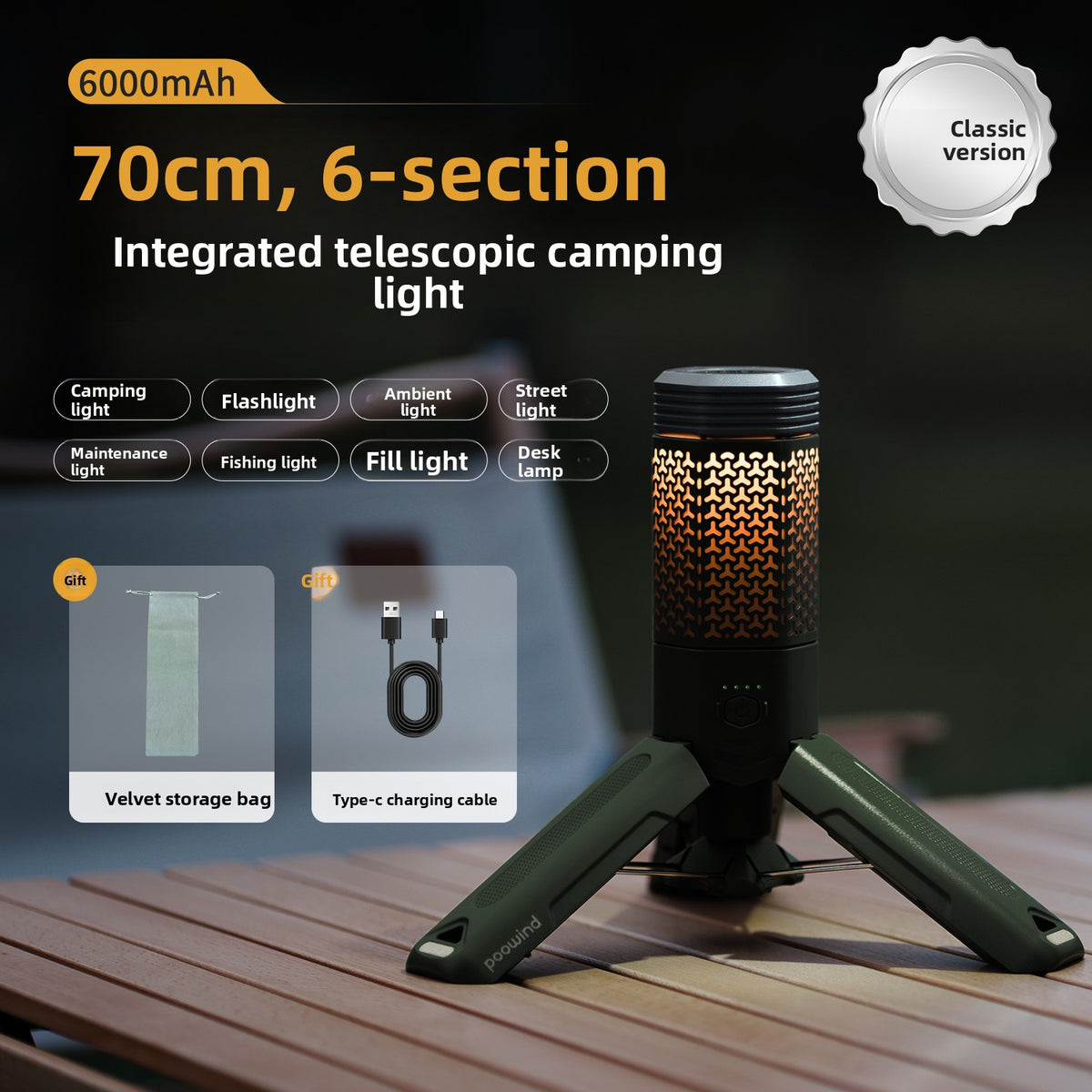 Multifunctional Explorer Flashlight
