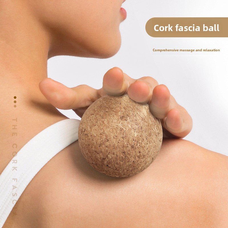 Cork Yoga Massage Ball for Muscle Relaxation