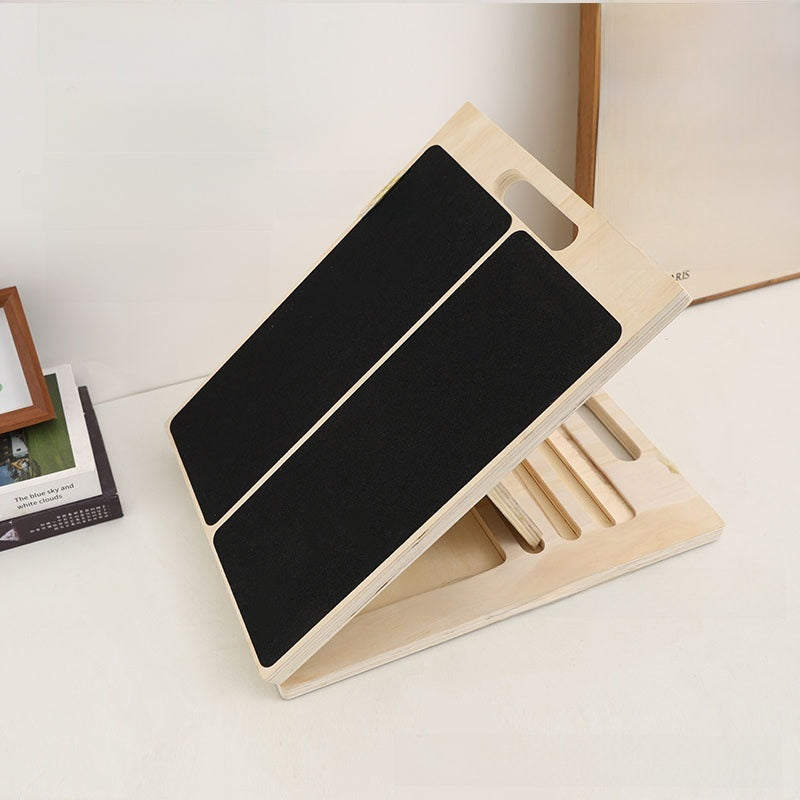 Wooden lacing plate