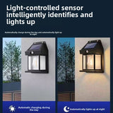 Solar Powered Outdoor Wall Lamp