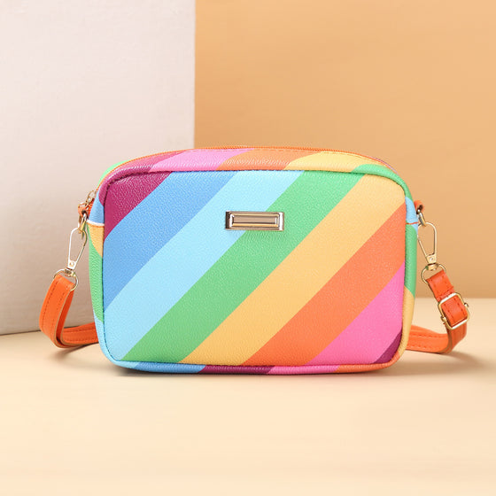 Retro Rainbow Crossbody Camera Bag Action Cameras product image 6