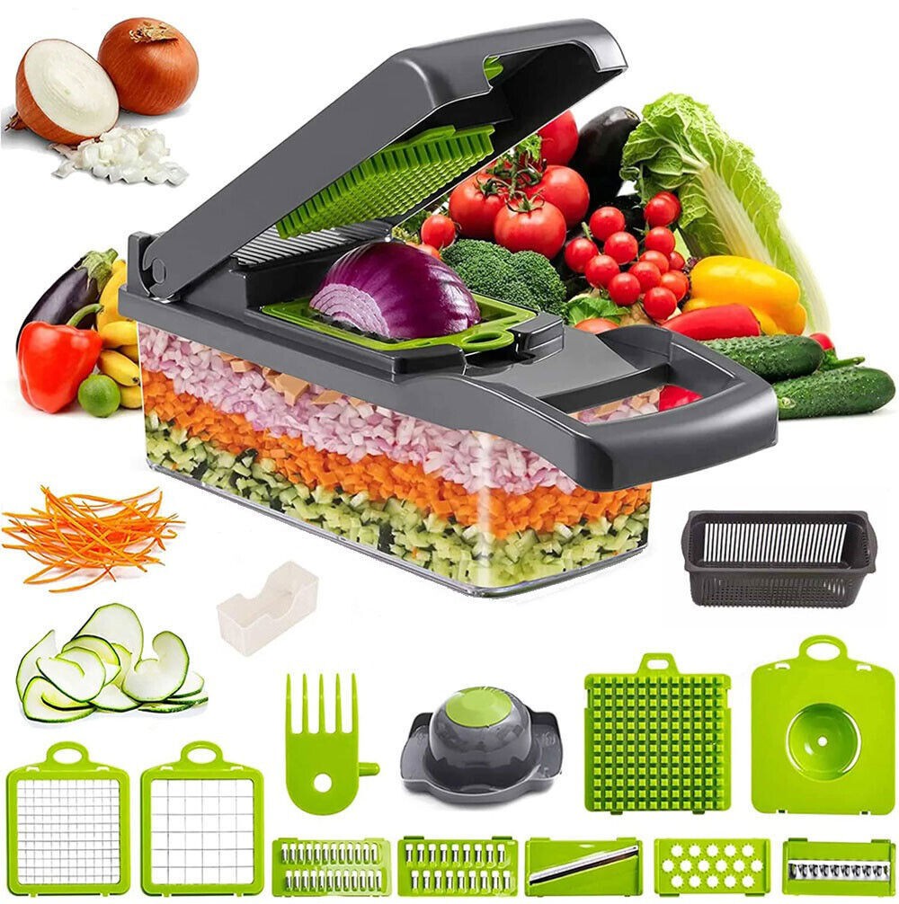 15-in-1 vegetable chopper kitchen gadget