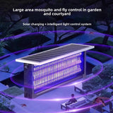 Solar Powered Mosquito Killer Lamp Outdoor Insect Eliminator