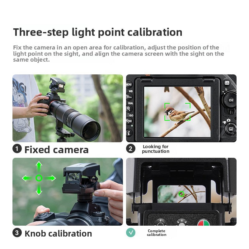 Mingjiang Light Point Sight for Telephoto Lens Focus