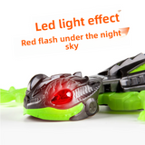 Remote-controlled car climbing the wall like a tiger toy