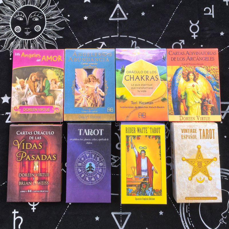 Tarot cards and divination cards