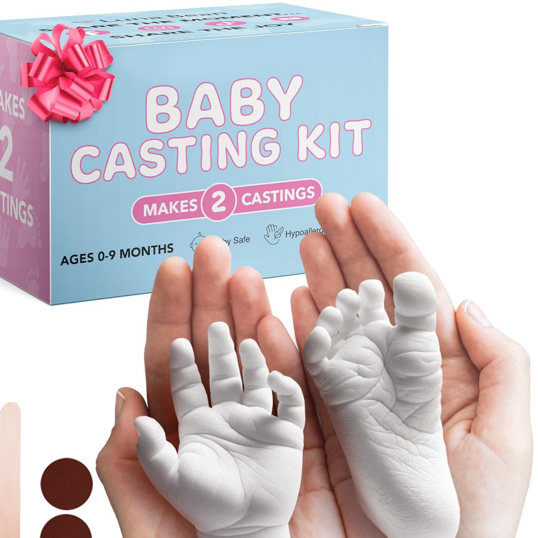 Gypsum Hand Mold Set Baby Hand Footprint Hand Model