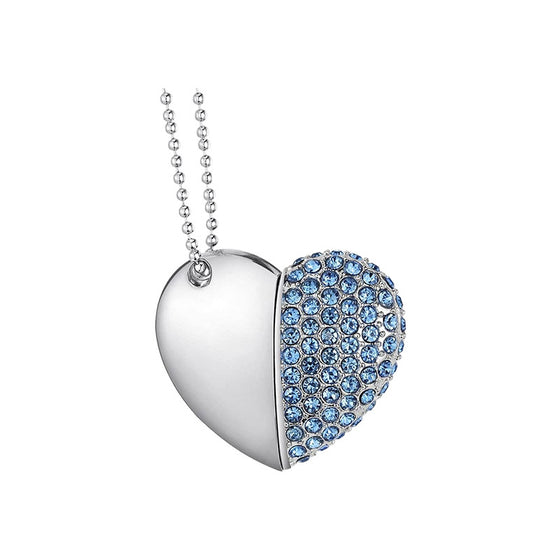 Metal Heart-Shaped USB Flash Drive Storage Devices product image 4