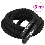 6m polyester battle rope full length view