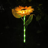 Solar Powered Sunflower Garden Light