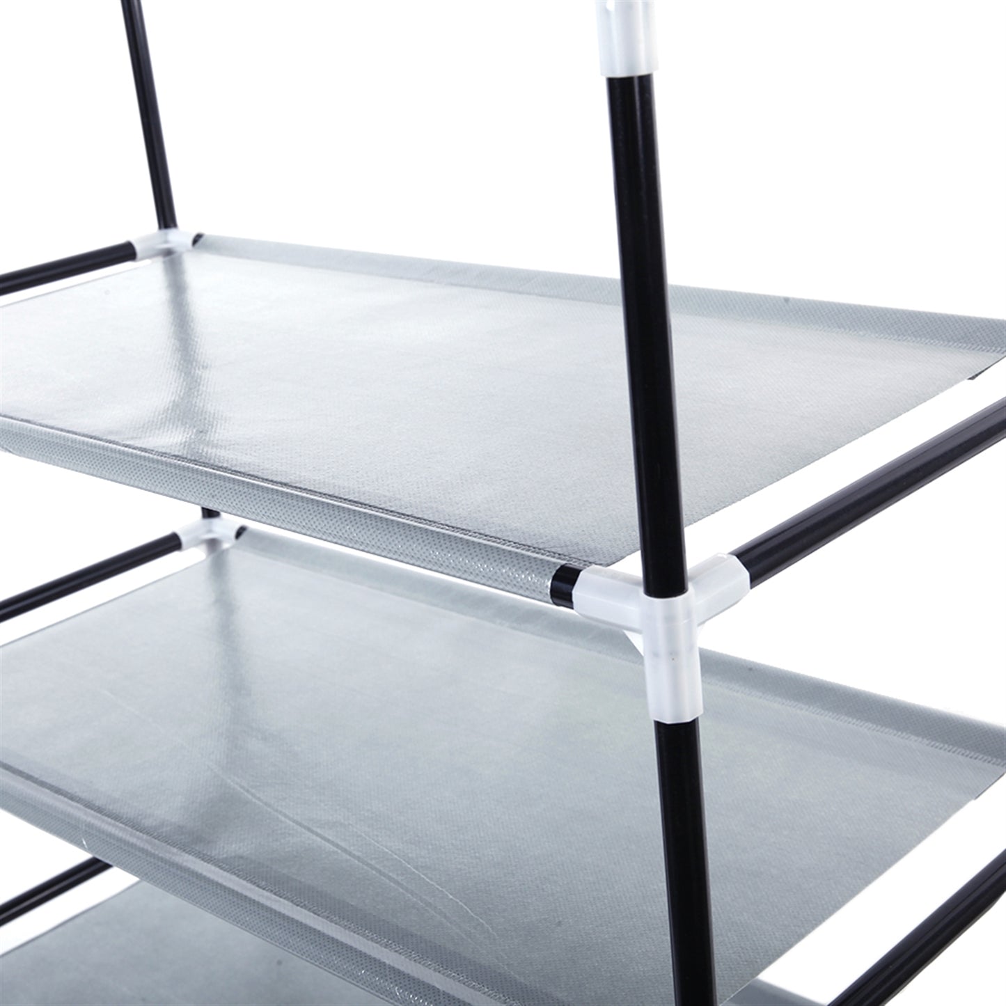 10 Tier Narrow Shoe Rack With Cover