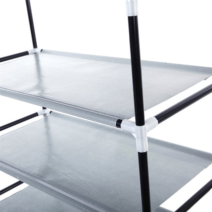 10 Tier Narrow Shoe Rack With Cover
