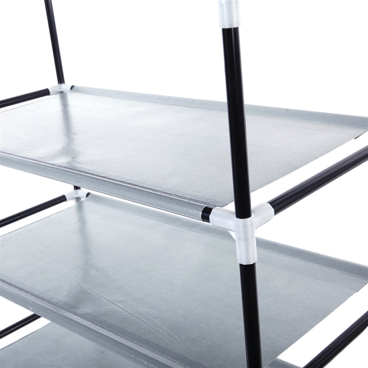 10 Tier Narrow Shoe Rack With Cover