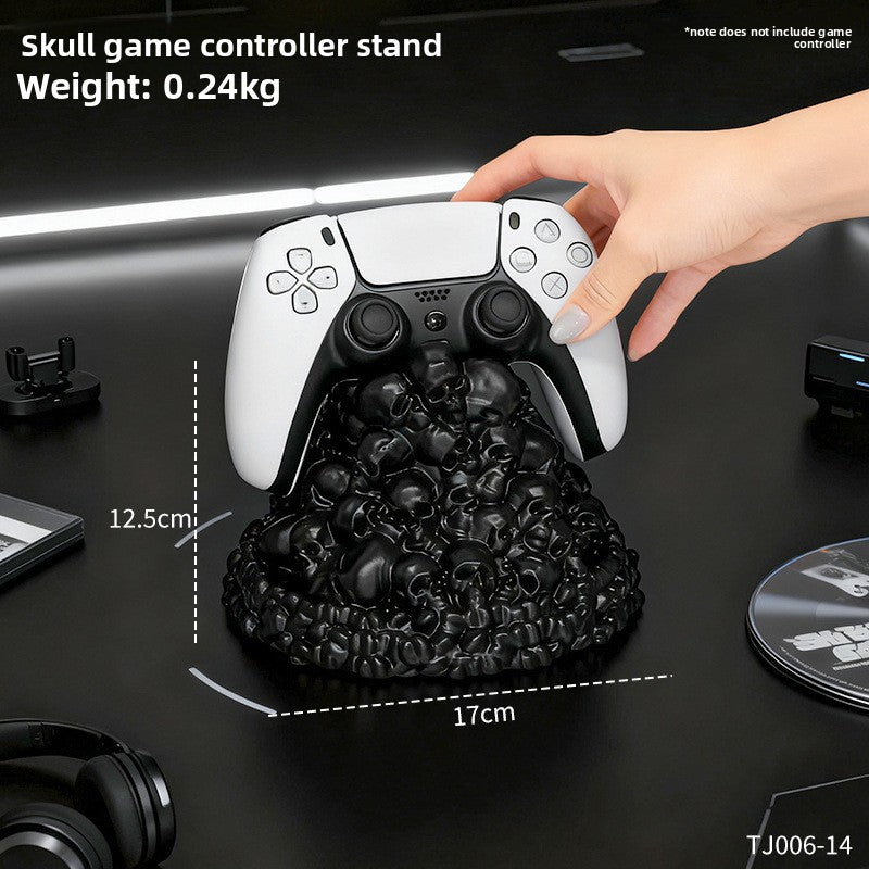 Skull Game Controller Desktop Stand Holder