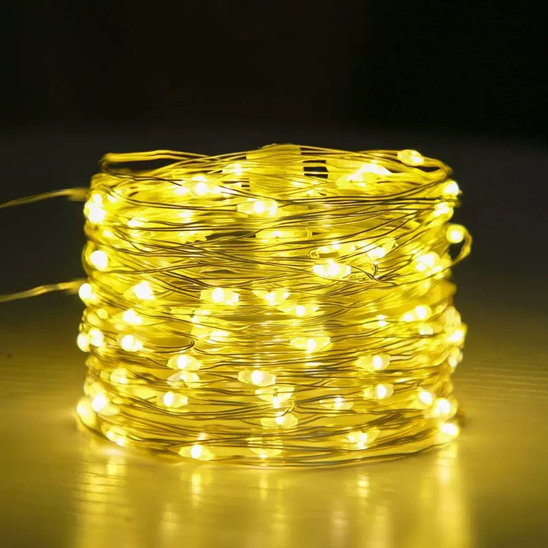 Solar LED Copper Wire String Lights