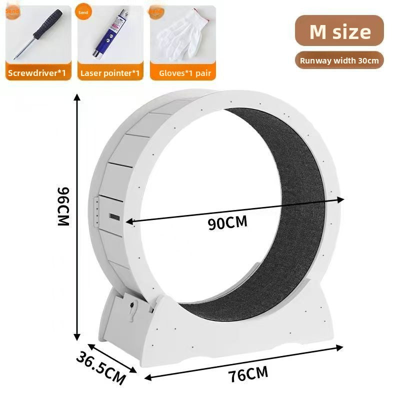 Cat Treadmill Pet Cat Climbing Frame Clearance Cylindrical Roller Silent Sports Fitness Large Cat Toy Cat Running Wheel