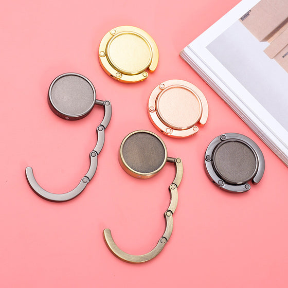 Circular folding bag holder