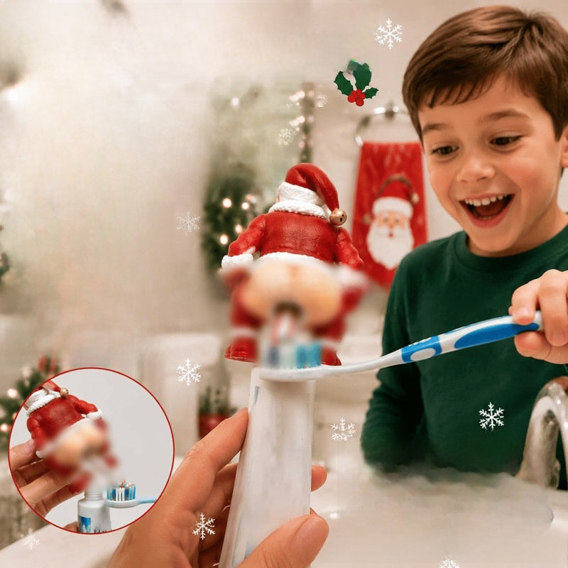 Santa Toothpaste Squeezer Christmas Decor