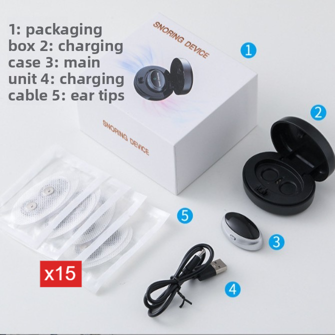 Smart Dual-Pulse Anti-Snoring Device Neck Massager for Sleep Apnea Relief and Airway Clearance