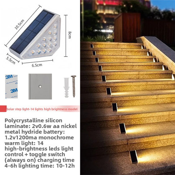 Solar-powered stair lights Garden & Outdoor product image 5