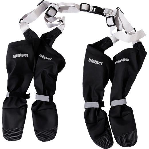 Adjustable Waterproof Dog Shoes with Anti-Slip Design