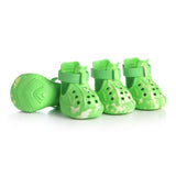 Dog luminous dog shoes are breathable in summer
