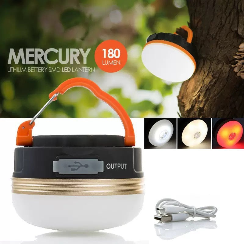 Retro Solar Rechargeable Camping Lantern