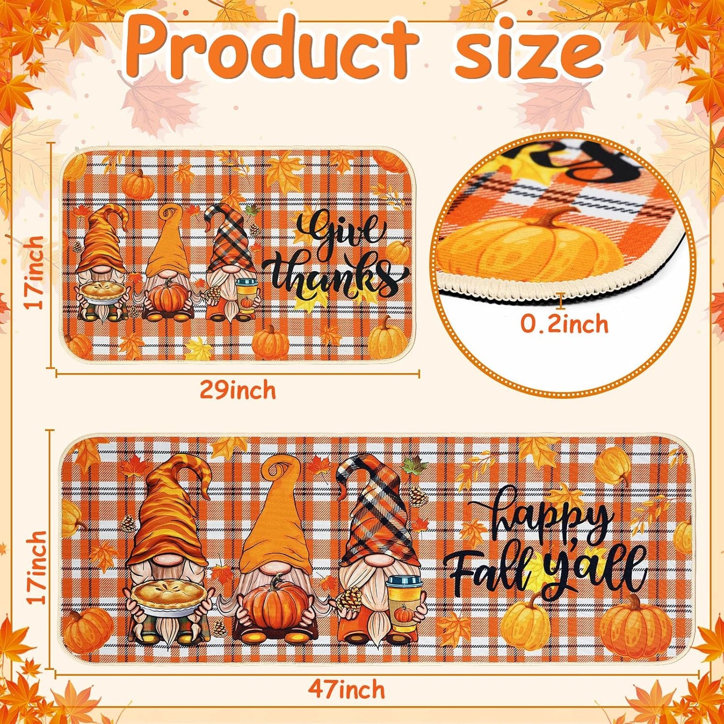 Anti Fatigue Fall Kitchen Mats TM-2