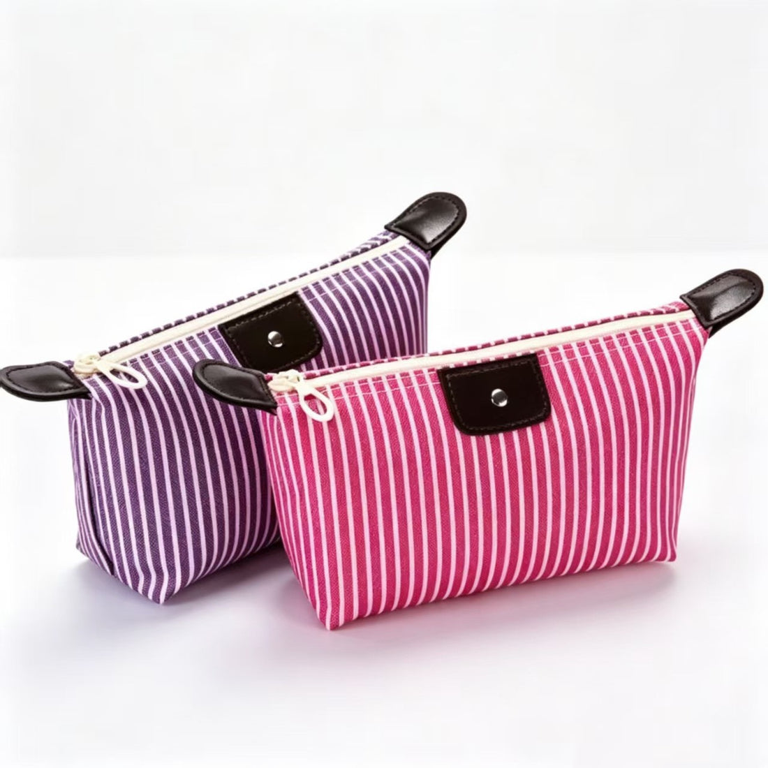 Striped Dumpling Bag