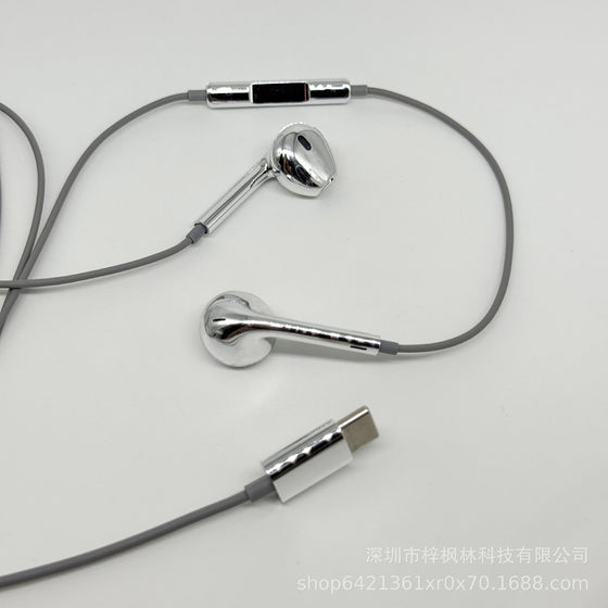 Silver Retro Wired Earphones with Digital Chip product image 3