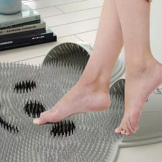Silicone anti-slip foot rubbing massage pad