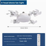 Multi-Function Ceiling Fan with Light