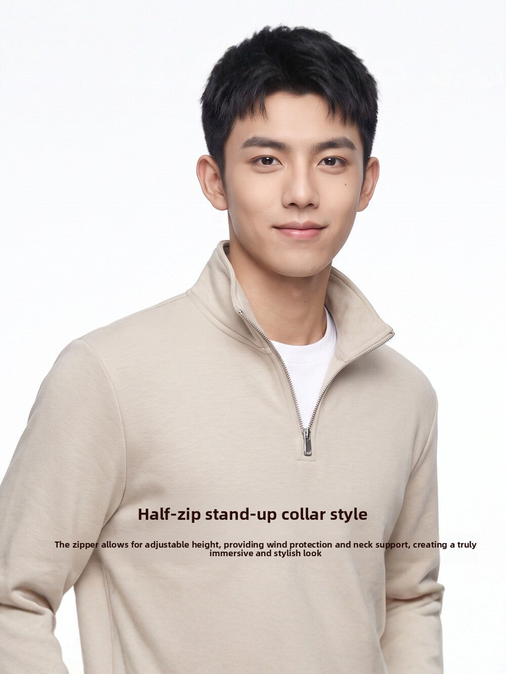 Merino Wool Thermal Half Zip Base Layer Shirt